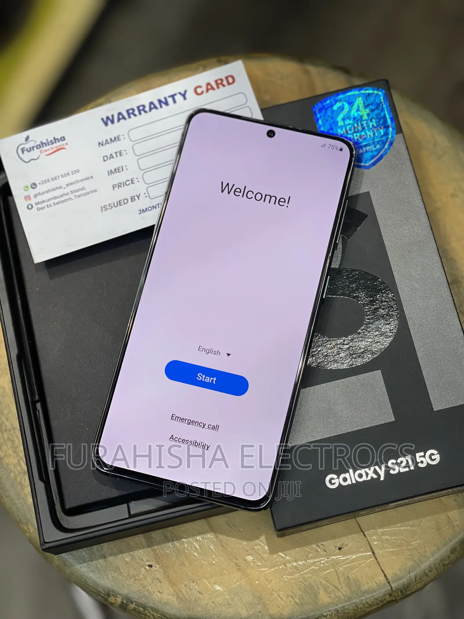 New Samsung Galaxy S21 5G 128 GB Black