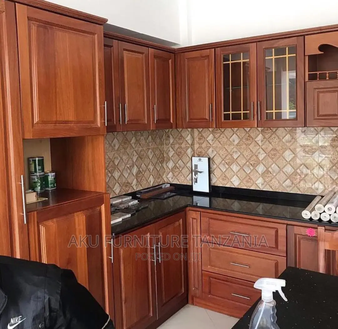 Mninga Hardwood Kitchen Cabinet