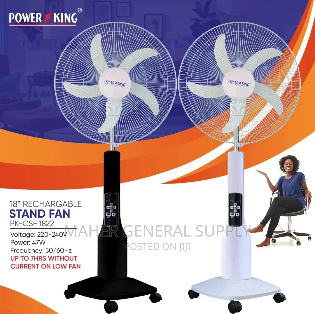 Power King Rechargeable Stand Inch 18