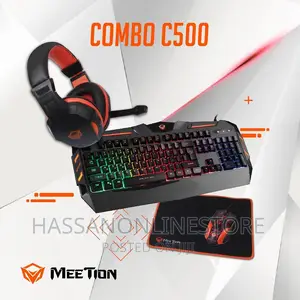 Meetion Backlit Gaming Combo Kits 4 in 1 C500