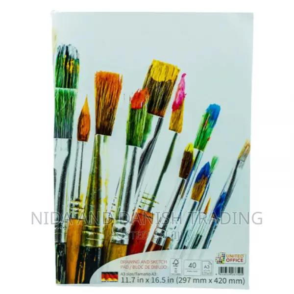 Drawing and A3 Sketch Pad 40 Sheets KB009 in Ilala Toys, Nidadanish