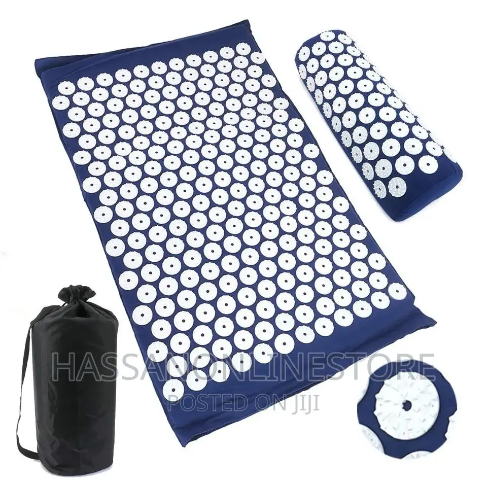 Mat and Pillow Set for Back/Neck Pain Muscle Relaxation