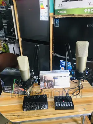 2 U87 Microphone+ 2 Stand + 2 Pop Filter