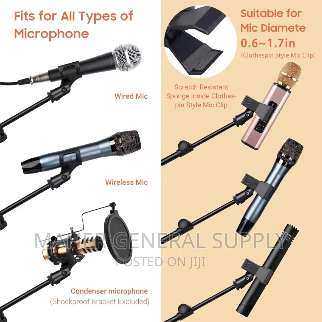 Tripod Microphone Stand Floor Strong