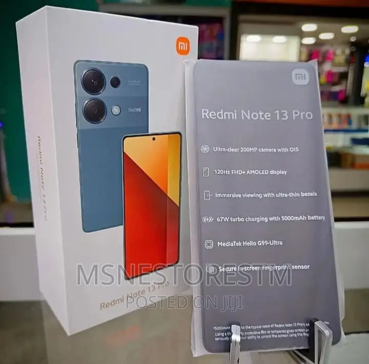 New Xiaomi Redmi Note 13 Pro 256 GB Black