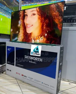 SKYWORTH Tv 40 Inch Smart Android FRAMELESS With Chromecast