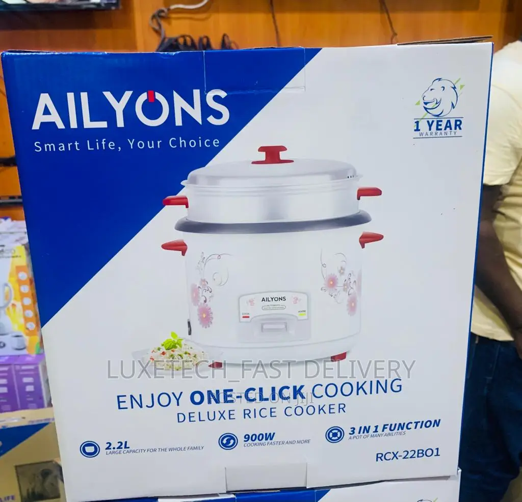 Ailyons Rice Cooker 2.2L With Steam Basket in Ilala - Kitchen ...