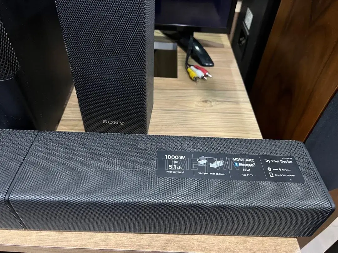 Sony HT-S500RF - 5.1CH 1000W Home Cinema Soundbar System