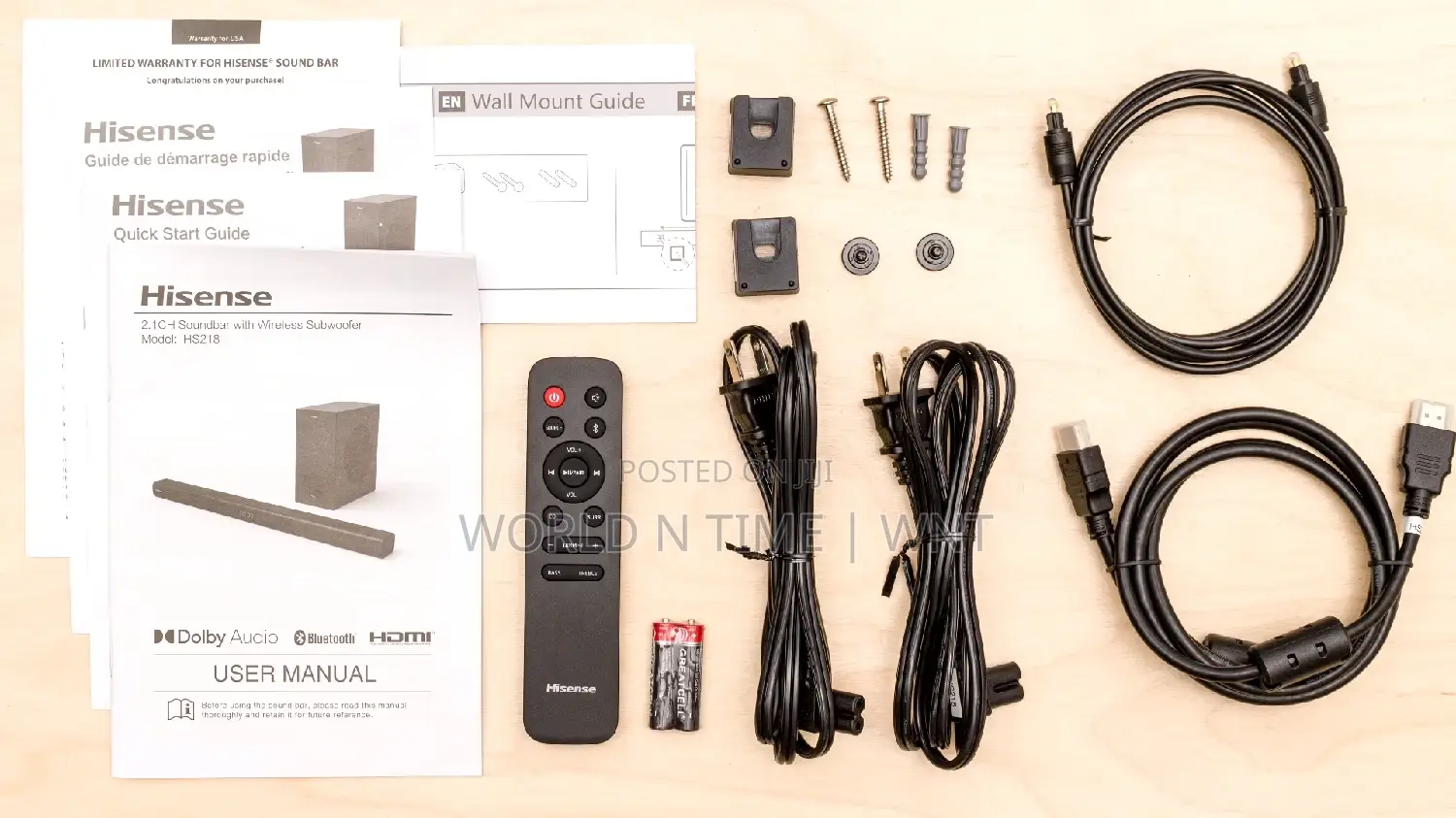 Hisense 2.1 Channel 200W Soundbar + Subwoofer | HS218