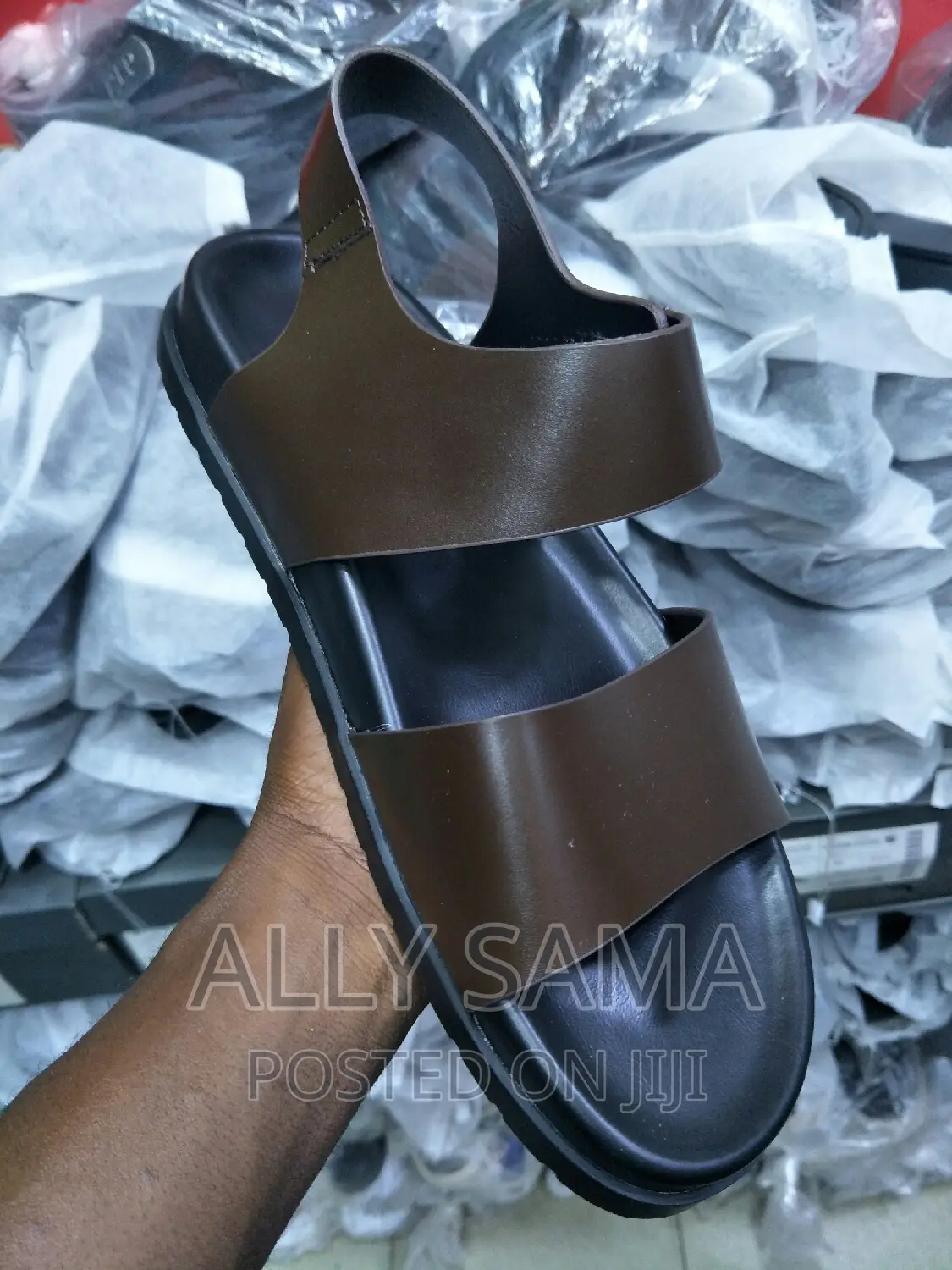 Open Shoes Clarks Coffee Original