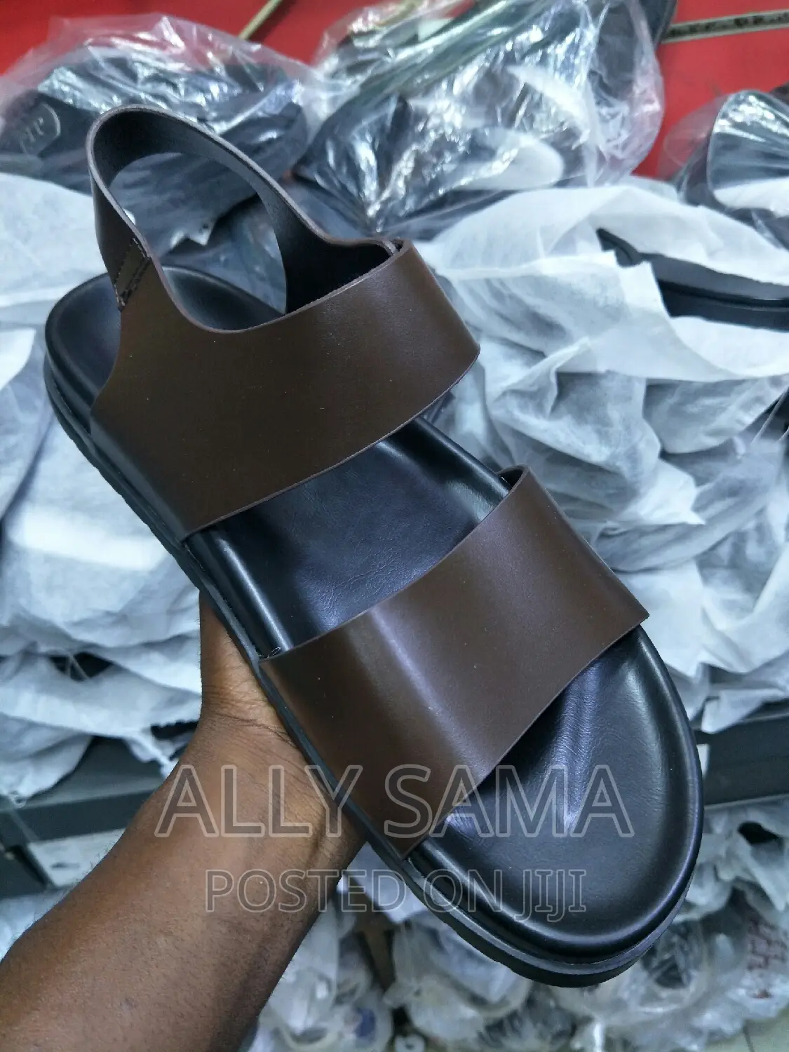 Open Shoes Clarks Coffee Original