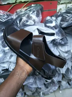 Open Shoes Clarks Coffee Original