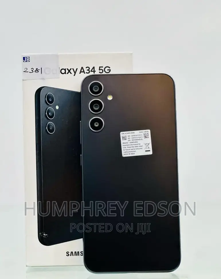 New Samsung Galaxy A34 5G 128 GB Black
