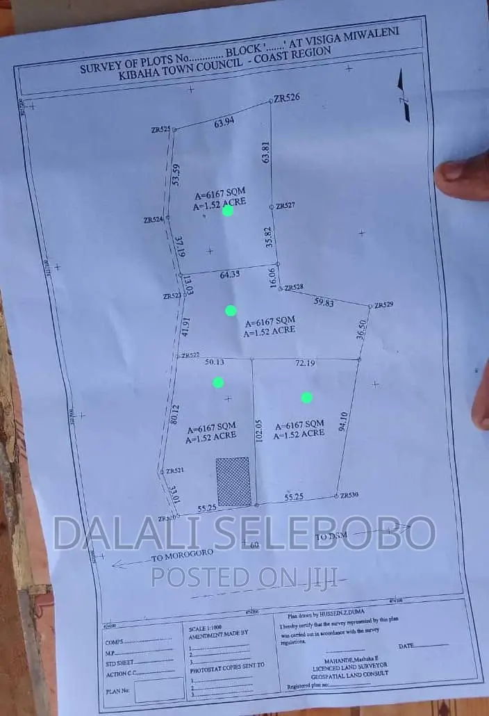 Plot at Chalinze