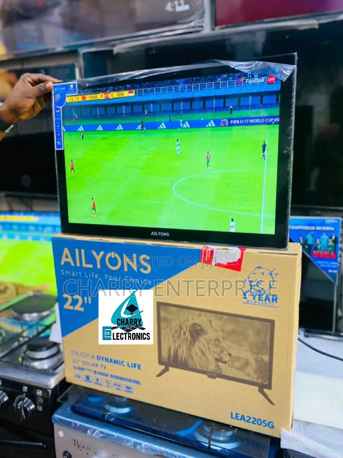 AILYONS HD Tv Yenye Kioo Imara 
22 Inch