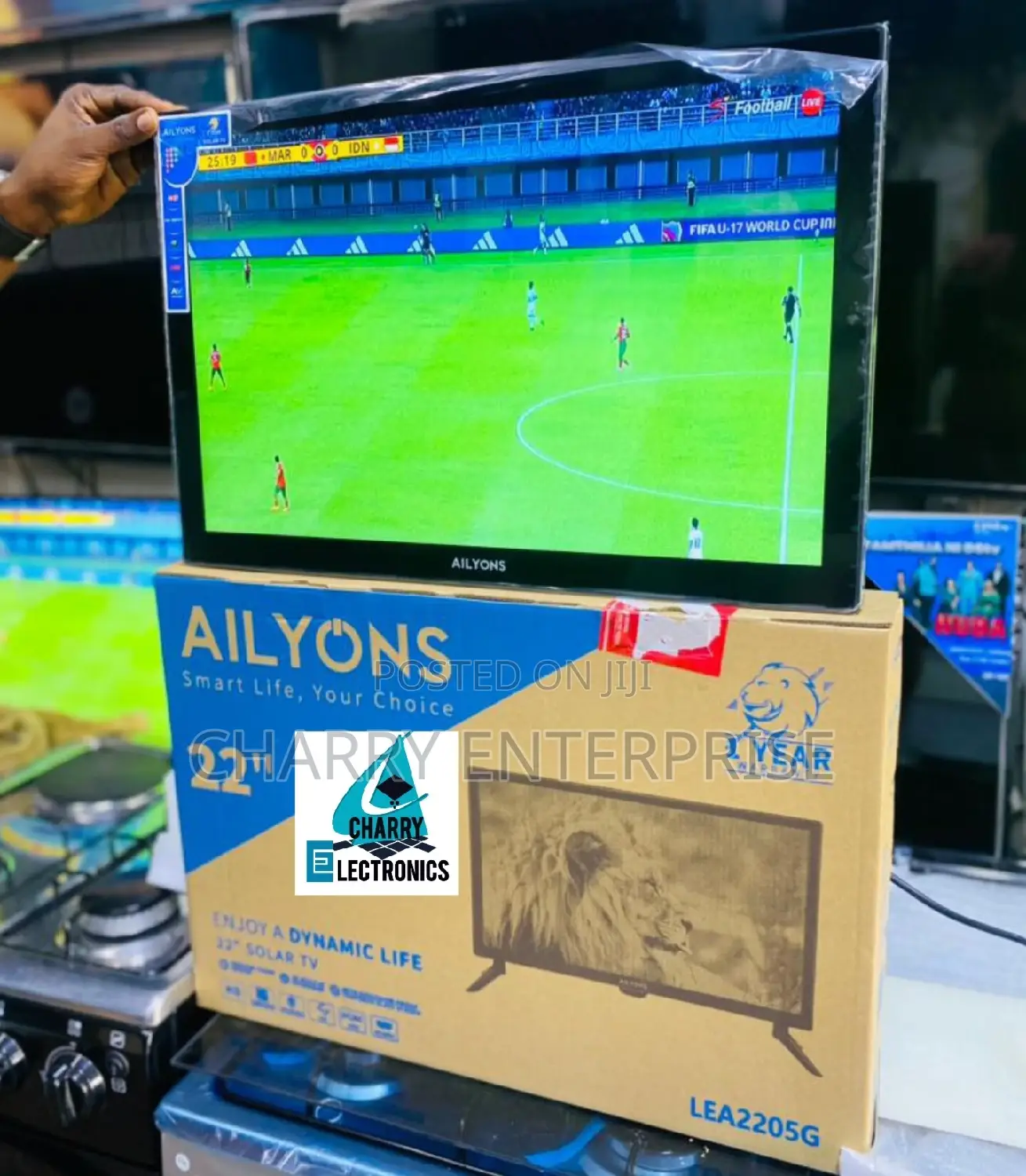 AILYONS HD Tv Yenye Kioo Imara 
22 Inch