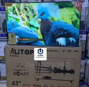 Alitop Smart Android Frameless TV Full HD Yenye Inchi 43