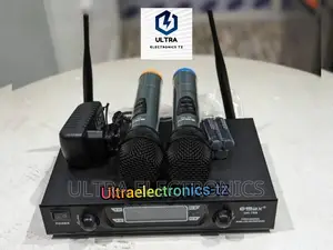 Photo - MAX DH-76 2 Wireless Mic With 2 Antenna and Receiver