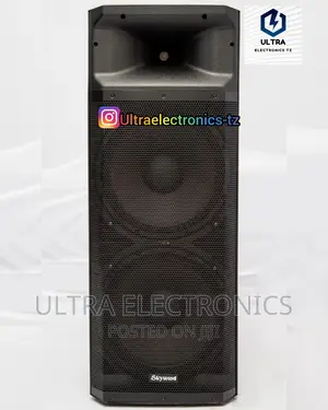 SKYWOOD Dual Professional Tower Trolley Speakers.350W 15"