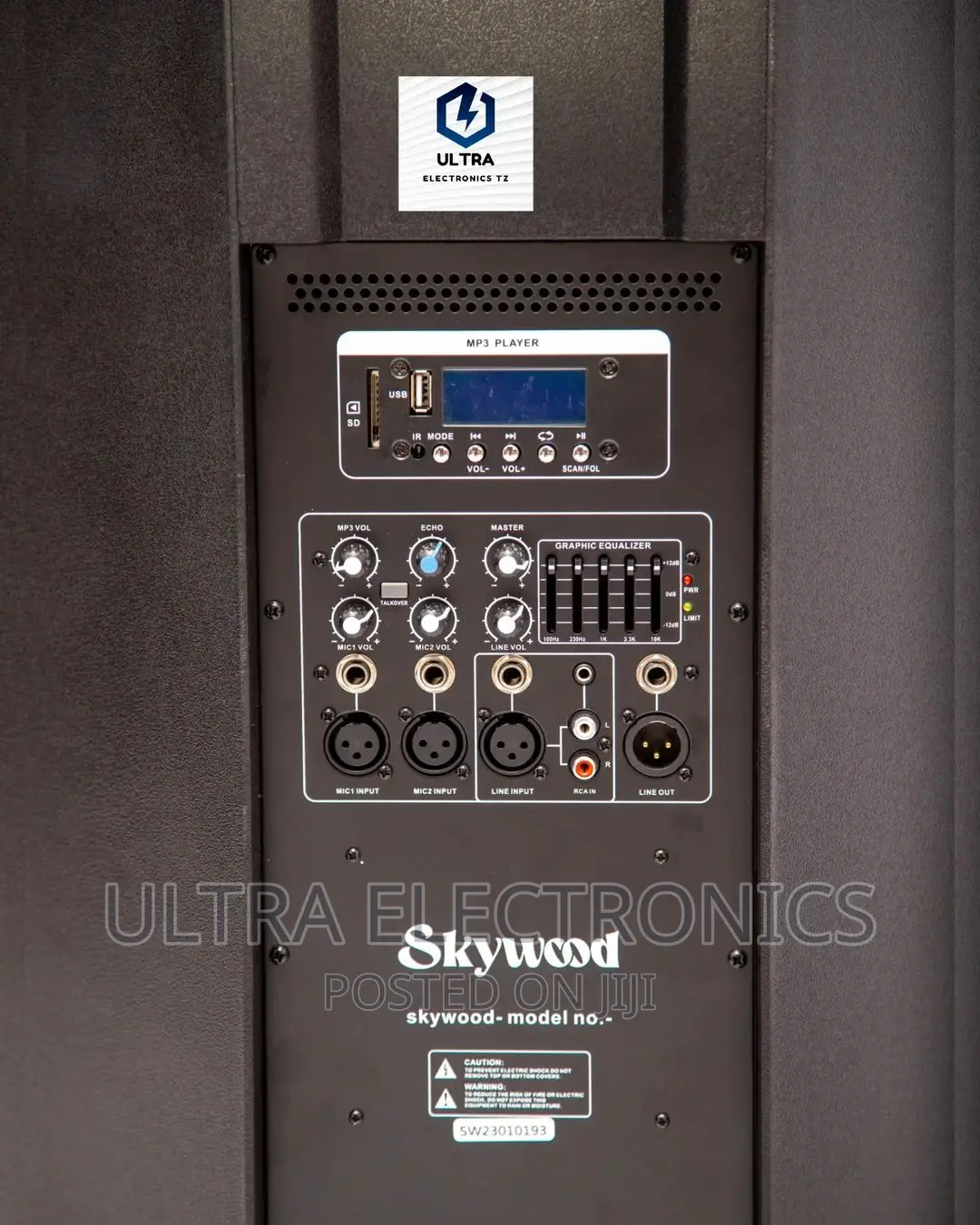 SKYWOOD Dual Professional Tower Trolley Speakers.350W 15"