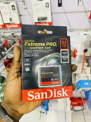 Sandisk 32GB Extreme Pro Compactflash Memory Card (160mb/S)