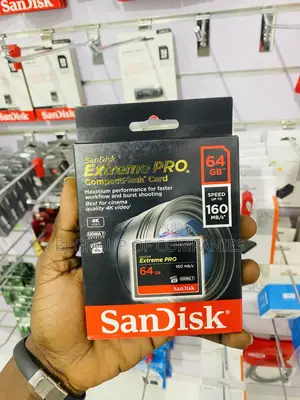 Sandisk 64GB Extreme Pro Compactflash Memory Card (160mb/S)