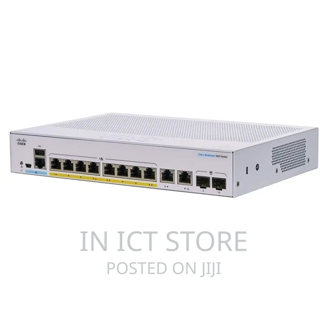 Cisco Business CBS350-8P-E-2G Managed Switch 8 Port GE Poe