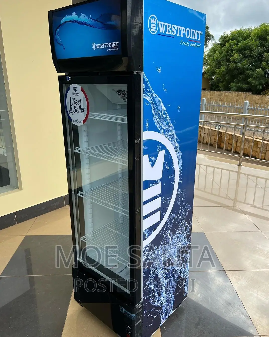 West Point Display Fridge Litre 220