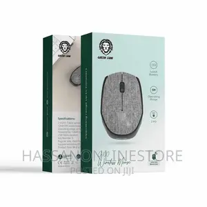 Green Lion G100 Wireless Mouse - Grey