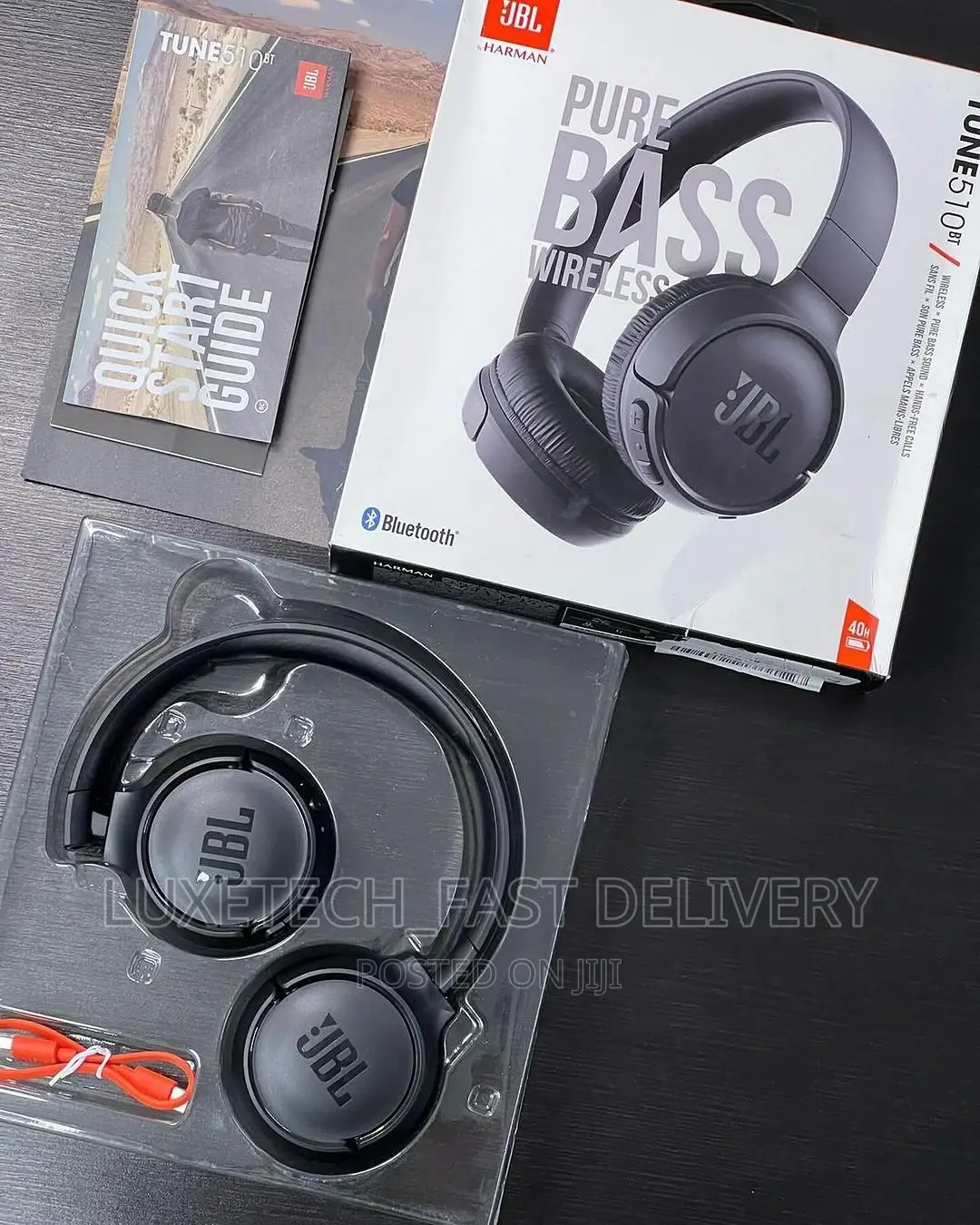 JBL Tune 510bt Wireless Headphone Black