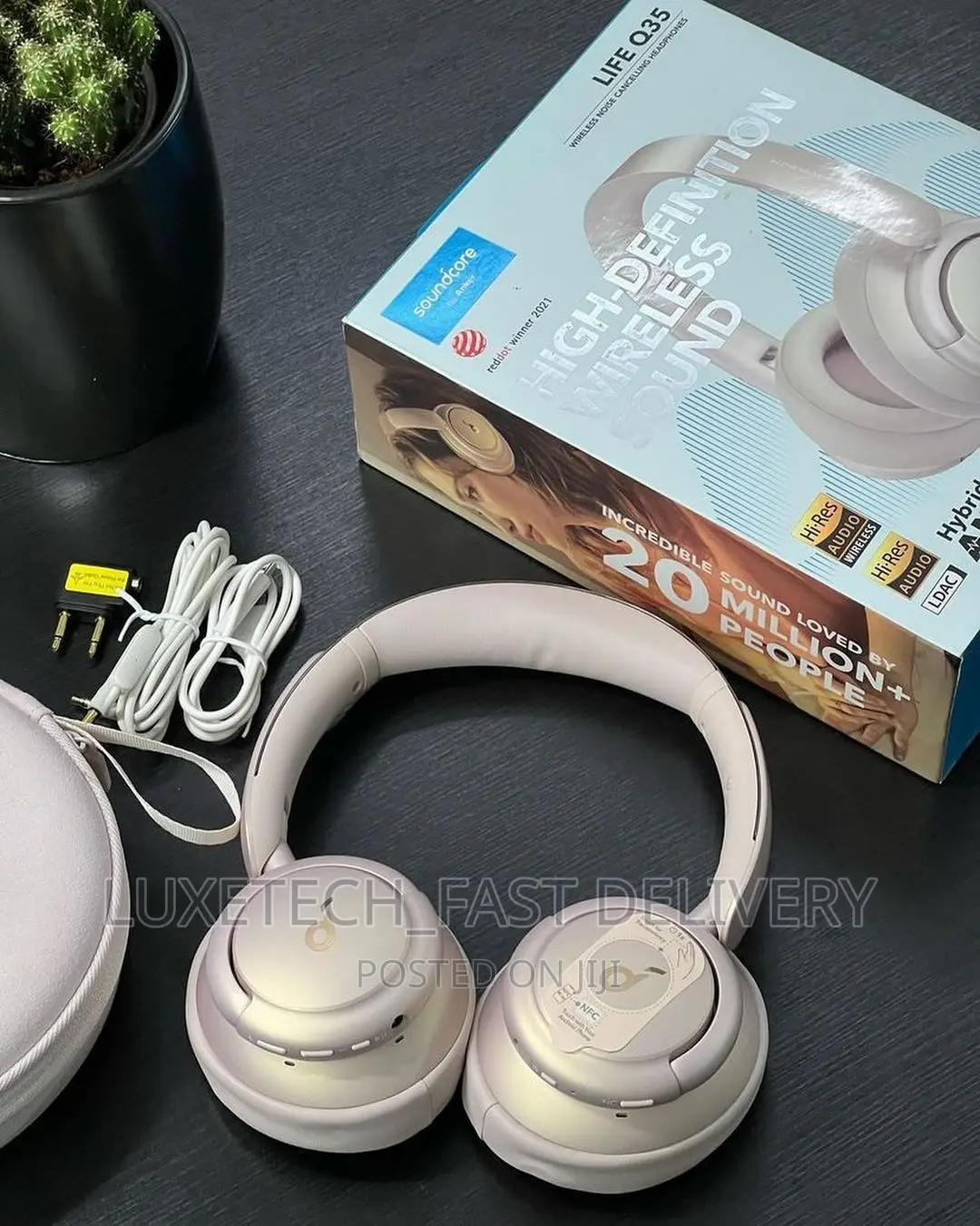 Soundcore Life Q35 Wireless Noise Cancelling Headphones New