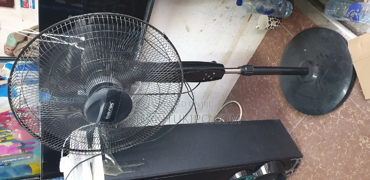Power King Standing Remote Fan