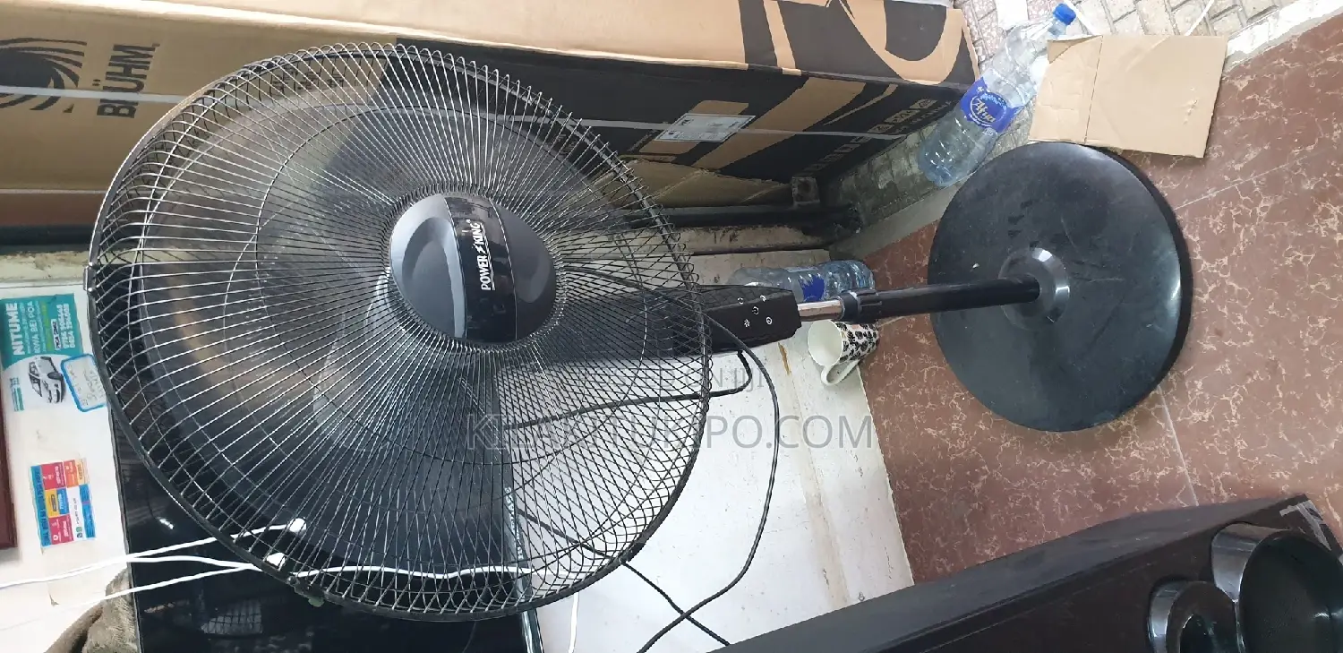 Power King Standing Remote Fan