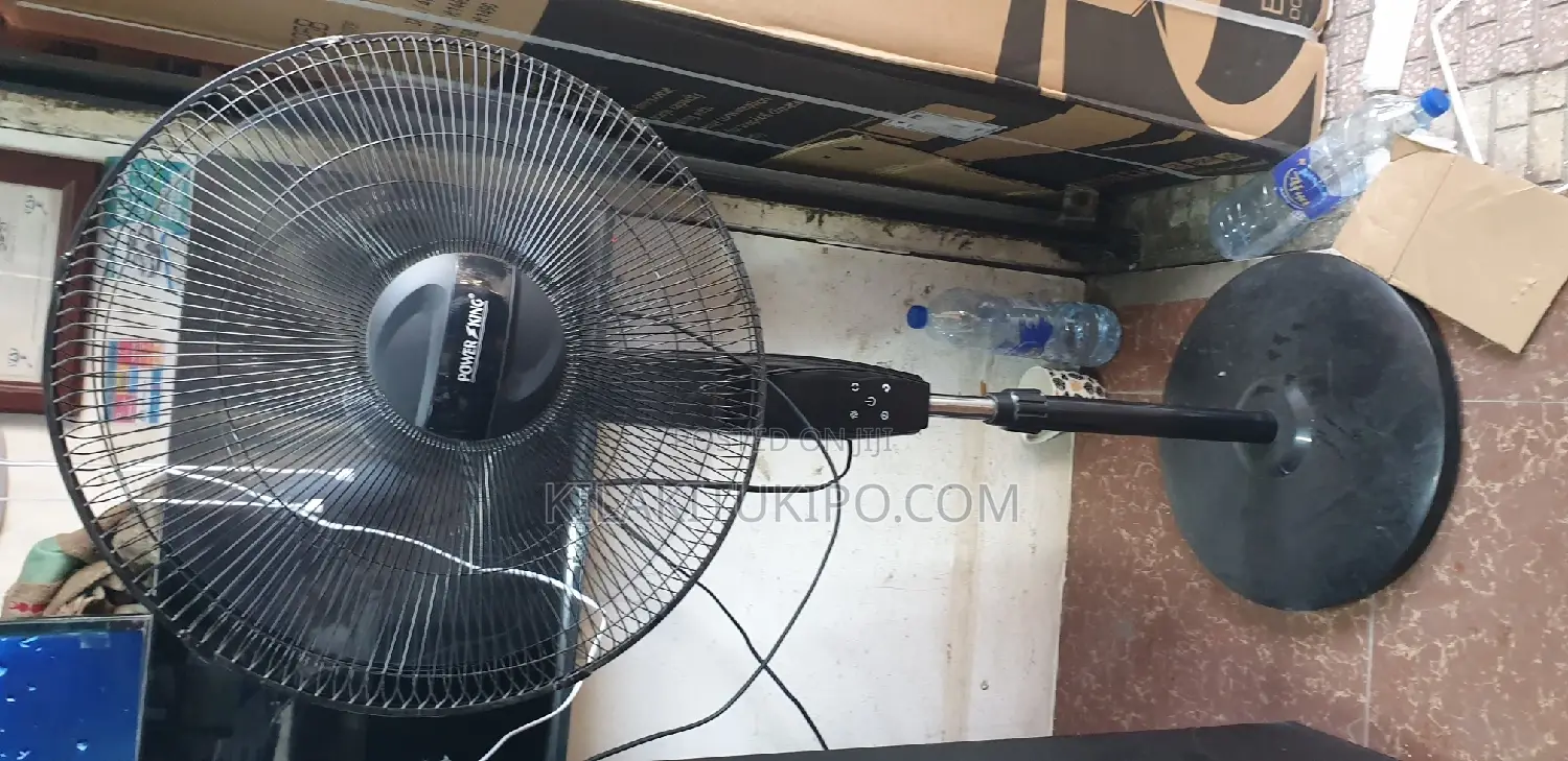 Power King Standing Remote Fan