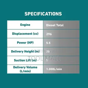 Total Diesel Water Pump Tp5301