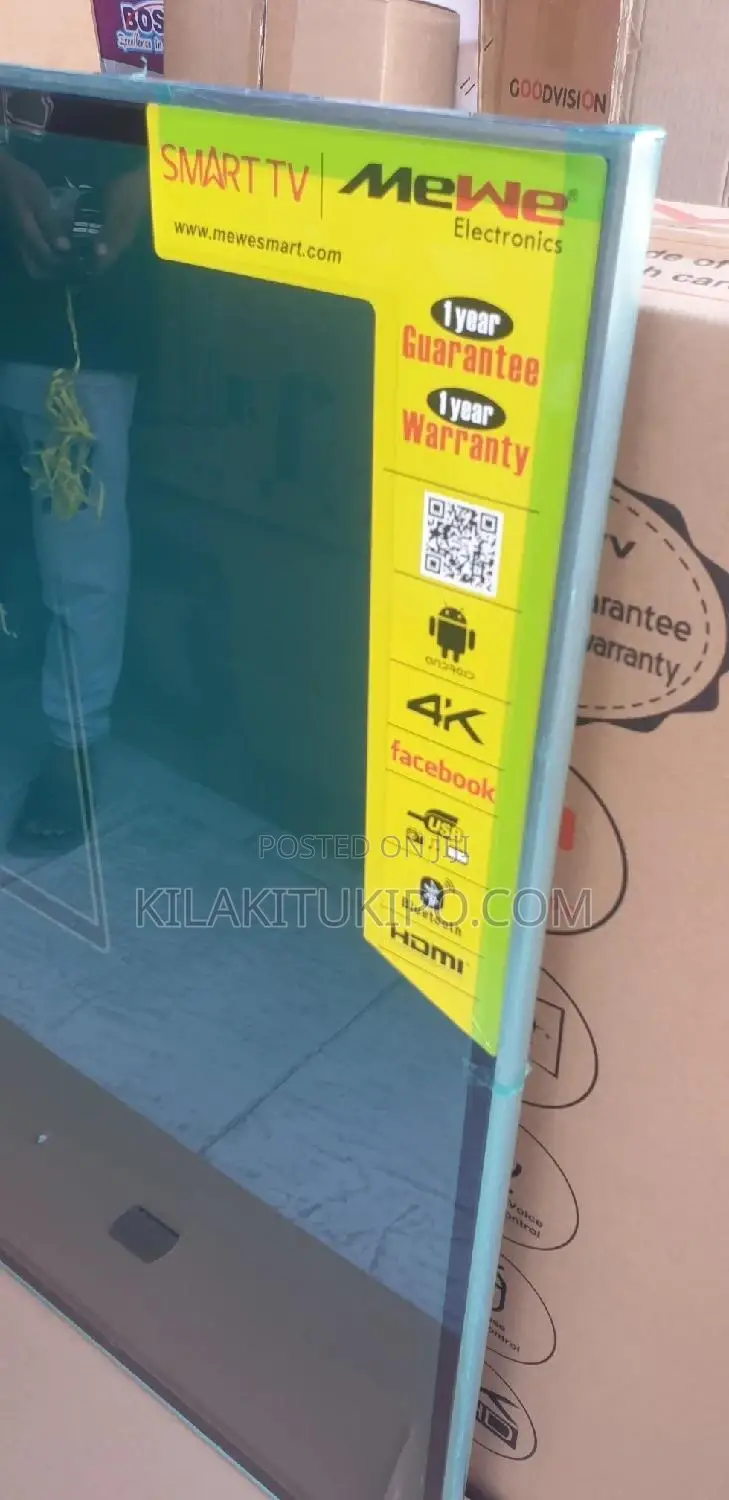 Mewe Double Glass Smart TV Inch 75