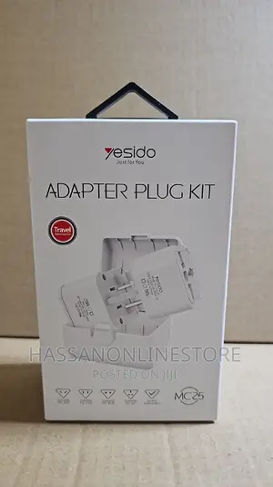 YESIDO Mc25 Power Adapter With Storage Case