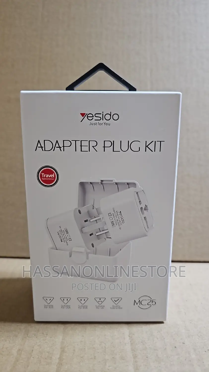 YESIDO Mc25 Power Adapter With Storage Case