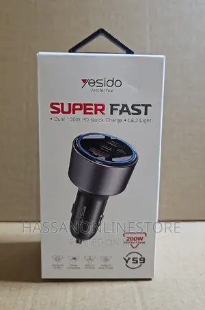 Yesido Y59 200W Car Phone Charger