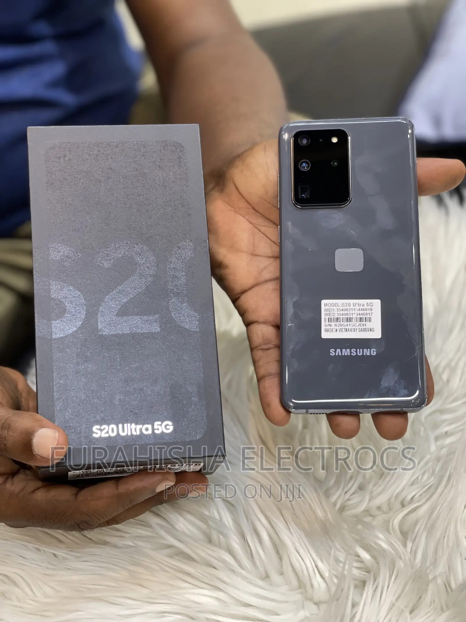 New Samsung Galaxy S20 Ultra 5G 128 GB Gray