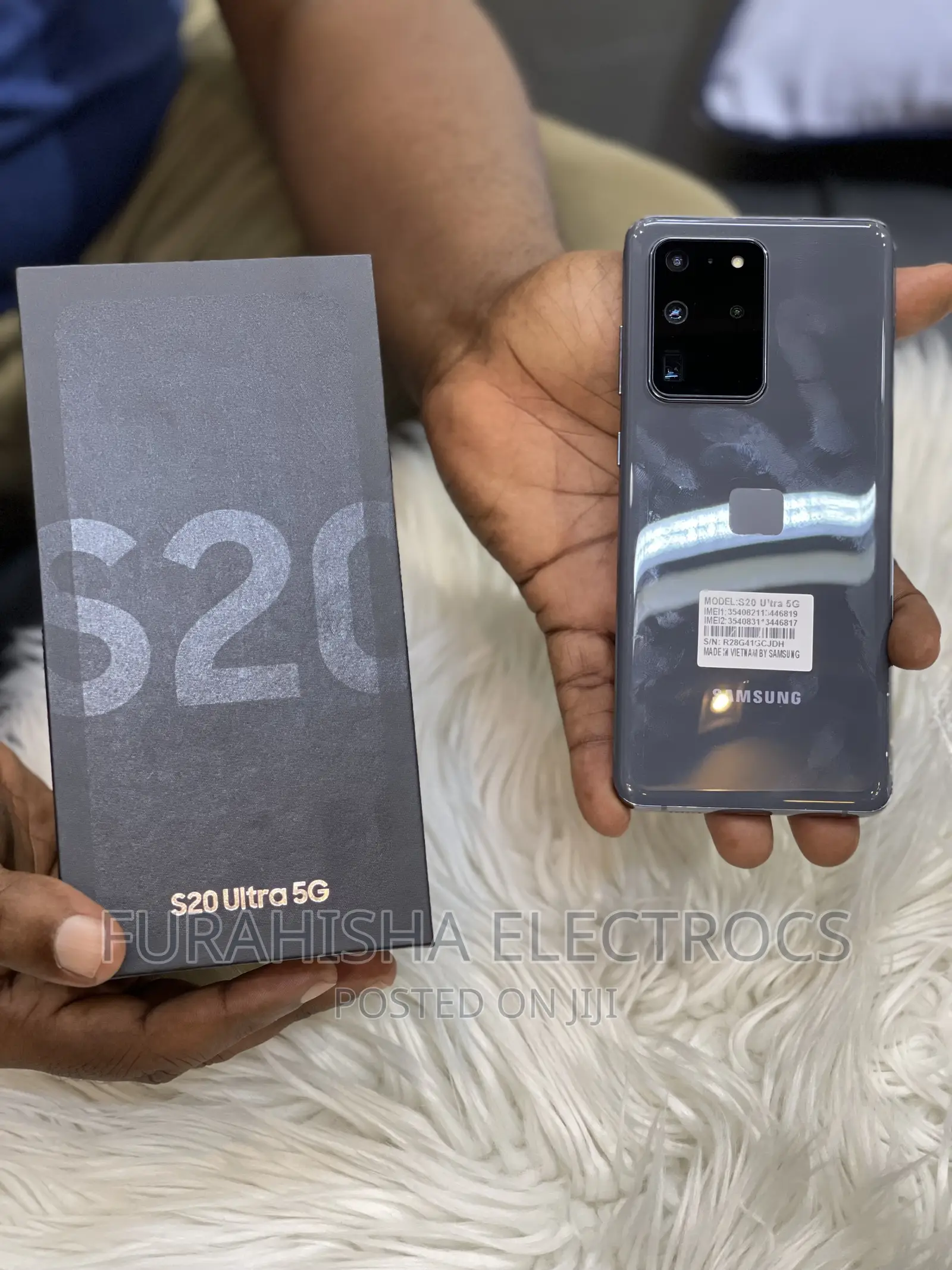 New Samsung Galaxy S20 Ultra 5G 128 GB Gray