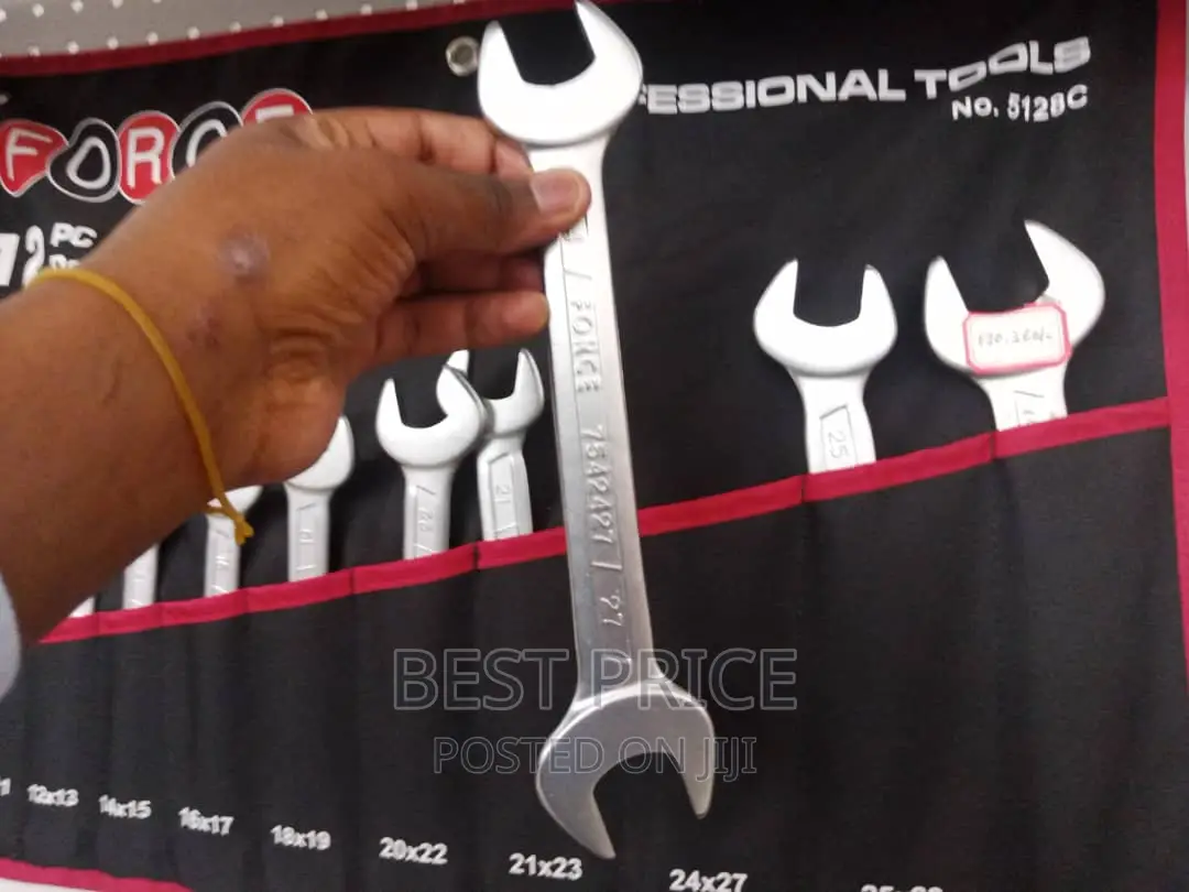Force Double Open End Wrench 12pc