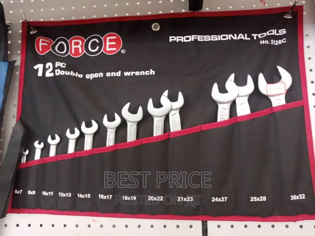 Force Double Open End Wrench 12pc