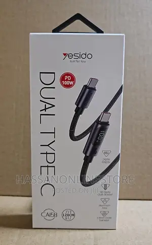 Yesido CA158 PD100W Type-C to USB-C / Type-C Digital Cable