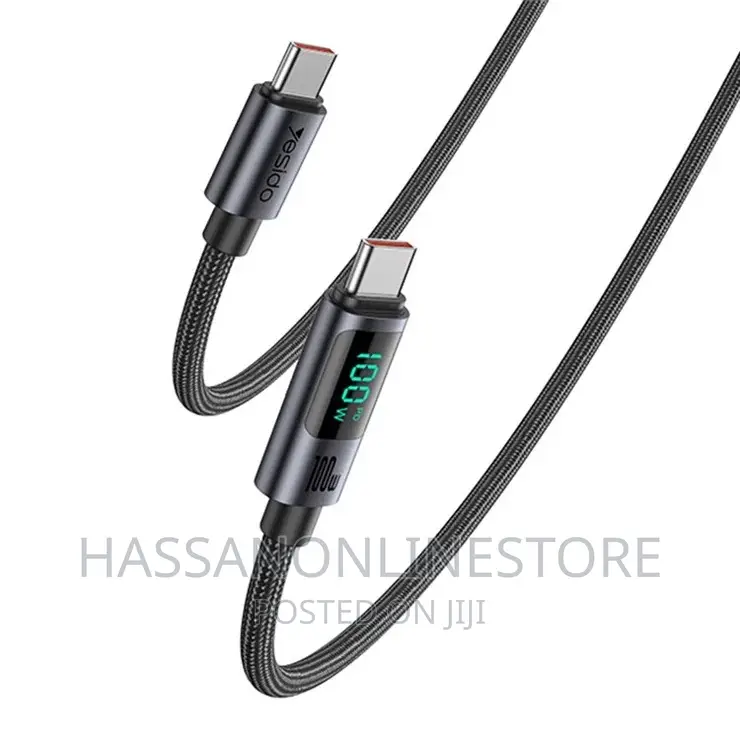 Yesido CA158 PD100W Type-C to USB-C / Type-C Digital Cable