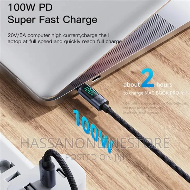 Yesido CA158 PD100W Type-C to USB-C / Type-C Digital Cable