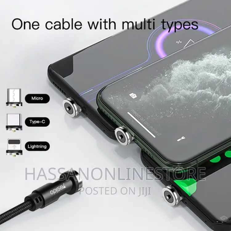 Yesido CA68 3 in 1 2.4A USB Magnetic Charging Cable