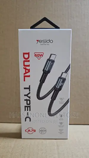Yesido CA79 PD60W USB-C / Type-C to USB-C