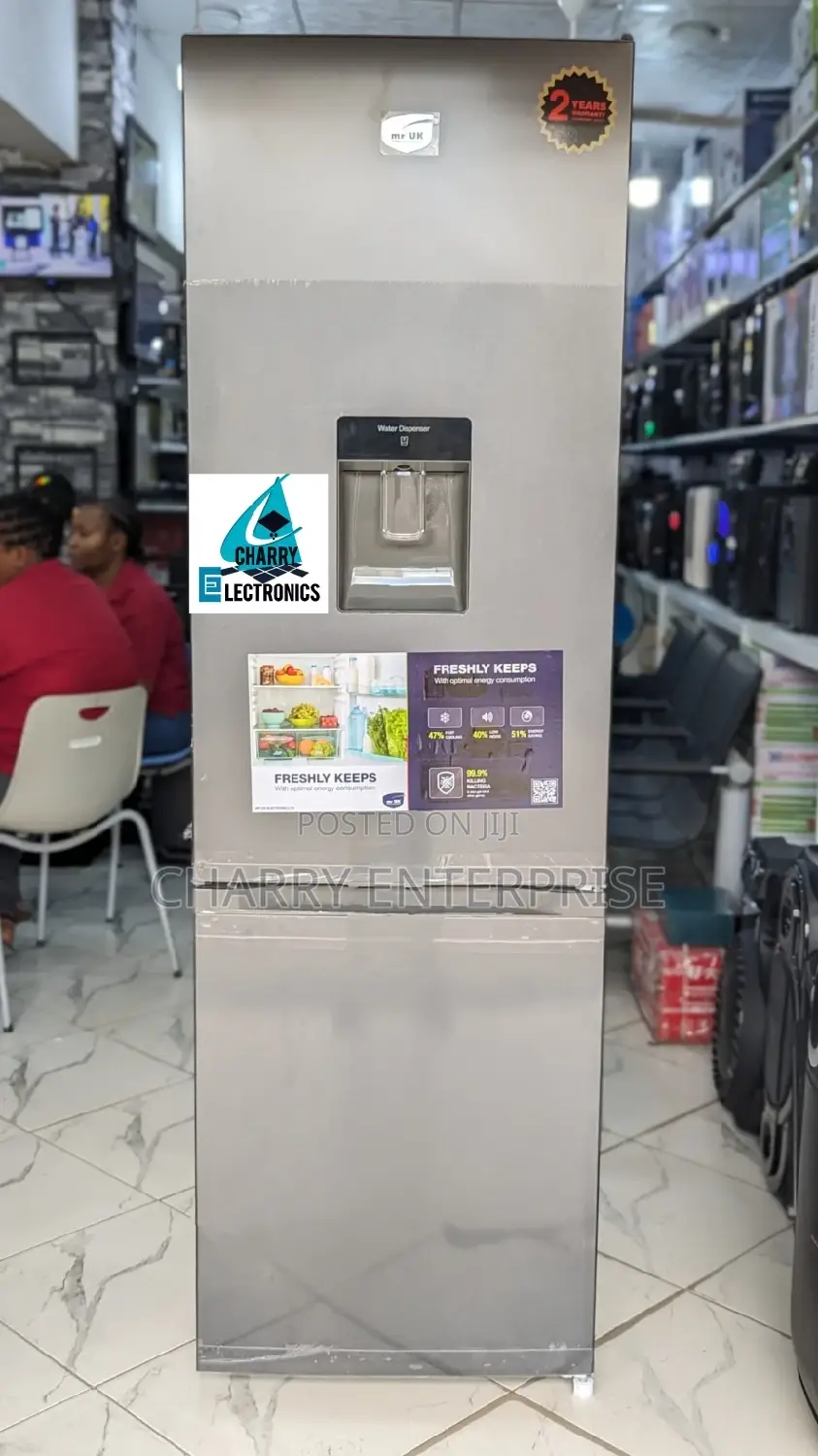 Mr Uk Fridge With Water Dispenser* 270L 2L Water Dispenser