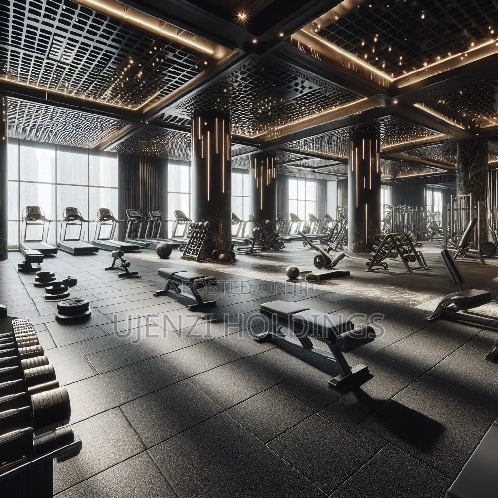 Gym Flooring Tiles- Rubber Tiles